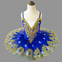 Ballet Dancer LED Layered Vacation Dress Tutu Bubble Skirt Under Skirt Girls