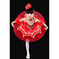 Ballet Dancer Swan Lake Layered Dress Tutu Bubble Skirt Under Skirt Girls
