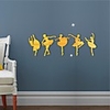 Ballet Girls Wall Stickers,  Acrylic Home Decoration Wall Decal Wall Decoration 5pcs