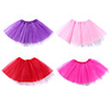 Ballet Tutu Bubble Skirt Under Skirt 1950s Layered Red Pink Fuchsia Petticoat / Kid