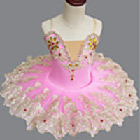 Ballet Tutus Ruching Crystals / Rhinestones Girls