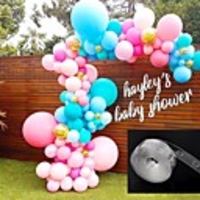 Ballons Accessories 5M Balloon Chain PVC Rubber Wedding Party Birthday Backdrop Decor Balloon Chain Arch Decor Happy Birthday Wedding Event Decor