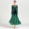 Ballroom Dance Dress Appliques Split Joint Women