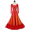 Ballroom Dance Dress Glitter Split Joint Women