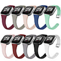 Band For Fitbit Versa 2 Strap Slim Thin Narrow Replacement Bracelet For Fitbit Versa For Fitbit Versa Lite Band Silicone Smart watch Wrist Strap