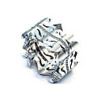 Band Ring AAA Cubic Zirconia Geometrical Silver Brass Flower Shape Statement Trendy 1pc 6 7 8 9 10 / Women