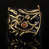 Band Ring AAA Cubic Zirconia Two Stone Black Brass Floral Theme Artistic Vintage 1pc 6 7 8 9 10 / Women
