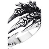Band Ring Bronze Alloy Armor Adjustable / Men