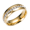 Band Ring Cubic Zirconia Gold Silver Steel Stainless Ladies Fashion Classic 6 7 8 9 miniinthebox