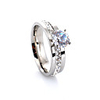 Band Ring Diamond Solitaire Silver Alloy Love Ladies Luxury European 7 8 9 10 / Women
