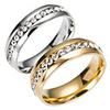 Band Ring Gold Silver Stainless Steel Titanium Steel Fashion 6 7 8 9 10 / Men