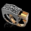 Band Ring Silver Gold Rainbow Alloy Punk Rock 1pc 6 7 8 9 10 / Men
