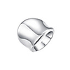 Band Ring Silver Silver Plated Alloy Ladies Unusual Unique Design / Women