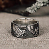 Band Ring Vintage Style Black Brass Eagle Tree of Life Vintage Trendy 1pc 6 7 8 9 10