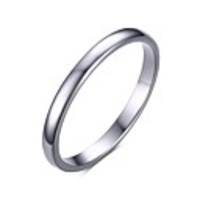 Band Ring White Stainless Steel Tungsten Steel Fashion engineering 6 7 8 9 10 / Men
