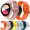 bands for samsung galaxy watch active 2 40mm 44mm,  20mm silicone sport strap for galaxy watch 3 41mm/galaxy watch 42mm/active/gear s2 classic/gear sport for women men,  large miniinthebox