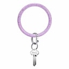 bangle key ring wrist keychain bracelet round silicone keyring holder for women girls