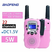 BAOFENG Children Mini Kids UHF Walkie Talkie BF-T3 Baofeng FRS Two Way Radio Comunicador T3 Handy Talkie Hf Transceiver 2pcs miniinthebox