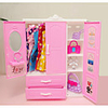 Barbie Doll Wardrobe with Baby Doll and Seven Dresses