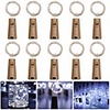 Barisc Wine Bottle Lights with Cork 10 Packs LED Fairy Lights Battery 20 LEDs Silver Copper Wire Waterproof