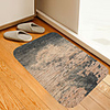 Bark Texture Digital Printing Floor Mat Modern Bath Mats Nonwoven Memory Foam Novelty Bathroom