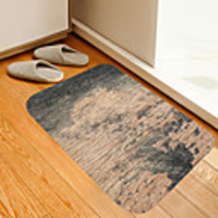 Bark Texture Digital Printing Floor Mat Modern Bath Mats Nonwoven Memory Foam Novelty Bathroom