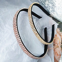 baroque palace style retro rhinestone flowers coin clock temperament headband trend hair accessories simple and elegant headdress miniinthebox
