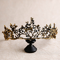 Baroque Vintage Inspired Alloy Headpiece with Flower 1 pc Wedding / Special Occasion Headpiece