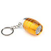 Barrel Shape 6pcs Superbright LED Flashlight KeyChain Unique Design Orange