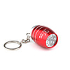 Barrel Shape 6pcs Superbright LED Flashlight KeyChain Unique Design Red