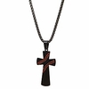 baseball cross necklace jewelry box amp; prayer card i can do all things bible verse"e - stainless steel baseball chain - communion gifts for athletes ((black)