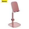 Baseus Phone Stand Portable Universal Angle Height Adjustable Phone Holder for Desk Selfies / Vlogging / Live Streaming Compatible with iPad Tablet All Mobile Phone Phone Accessory Desktop Bracket Black miniinthebox