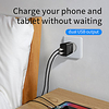 BASEUS 10.5 W Output Power USB Phone Charger Portable Charger Portable Multi-Output For Universal miniinthebox