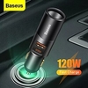 Baseus 120W USB Car Charger 4.0 3.0 PD Fast Charge Car Cigarette Lighter Charger miniinthebox
