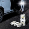 Baseus 2Pcs 6 LED Car Door Opening Warning Lights Welcome Lights Easy to Install Waterproof Safety Warn Light Flashing Auto Open Sticker