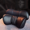 Baseus Car Neck Pillow Headrest Pillows PU Leather Memory Cotton Auto Neck Rest Cushion Pad Travel Neck Headrest Accessories Black