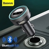 Baseus FM Transmitter Modulator Car Bluetooth 5.0 Hands Free Auxiliary Adapter 3.4A Dual USB Car Charger MP3 Player Radio Transmitter miniinthebox