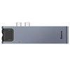 BASEUS High Speed with Card Reader(s) OTG CAHUB-L0G USB 3.0 USB C to HDMI 2.0 USB 3.0 USB 3.0 USB C RJ45 SD Card TF Card USB Hub 7 Ports For Windows,  PC,  Laptop miniinthebox