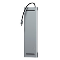 BASEUS High Speed with Card Reader(s) OTG CATSX-G0G USB 3.0 USB C to HDMI 2.0 VGA USB 3.0 USB 3.0 USB C RJ45 SD Card TF Card USB Hub 10 Ports For Windows,  PC,  Laptop miniinthebox