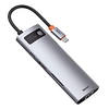 BASEUS High Speed with Card Reader(s) OTG Support Power Delivery Function USB 3.0 USB C to HDMI 2.0 USB 3.0 USB 3.0 USB C RJ45 SD Card TF Card USB Hub 8 Ports For Windows,  PC,  Laptop miniinthebox