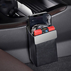 Baseus Magic Car Storage Rack Bag Leather Car Phone Holder Auto Organizer Hanging Pouch Box Car Styling Interior Accessories Black