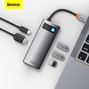 Baseus Metal Gleam Series 5-in-1 Multifunctional Type-C HUB Docking Station Gray 30Hz Version miniinthebox