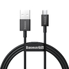 BASEUS Micro USB Cable High Speed 2 A 2.0m(6.5Ft) 1.0m(3Ft) TPE For Xiaomi HuaweiPhone Accessory miniinthebox