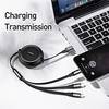 BASEUS Micro USB Lightning USB C Cable 1 to 3 3.5 A 1.2m(4Ft) TPE For Macbook iPad Samsung Phone Accessory miniinthebox