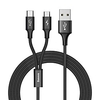 BASEUS Micro USB USB C Cable 1 to 2 3 A 1.2m(4Ft) TPE For Samsung Xiaomi HuaweiPhone Accessory miniinthebox