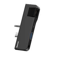 BASEUS OTG CAHUB-FG01 USB 3.0 USB C to 3.5mm USB 3.0 USB 3.0 USB C RJ45 USB Hub 4 Ports For Windows,  PC,  Laptop miniinthebox