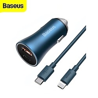 Baseus PD 20W Car Charger USBTYPE-C Fast USB Charger Set with 1m data cable for ip 5A miniinthebox