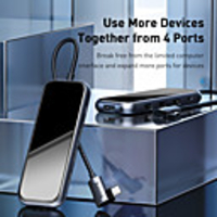 BASEUS SUPERLATIVE HUB Adapter (Type-C to 4xUSB 2.0 with Power Supply Interface)