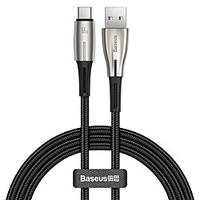 BASEUS USB C Cable Braided High Speed Quick Charge 6 A 2.0m(6.5Ft) 1.0m(3Ft) Zinc Alloy Nylon TPE For Samsung Xiaomi HuaweiPhone Accessory miniinthebox