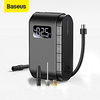 Baseus Wireless Inflatable Pump Portable Electric Air Pump Mini Air Inflator Black For Car Motorcycle Bicycle Tire Inflator Smart Car Air Compressor